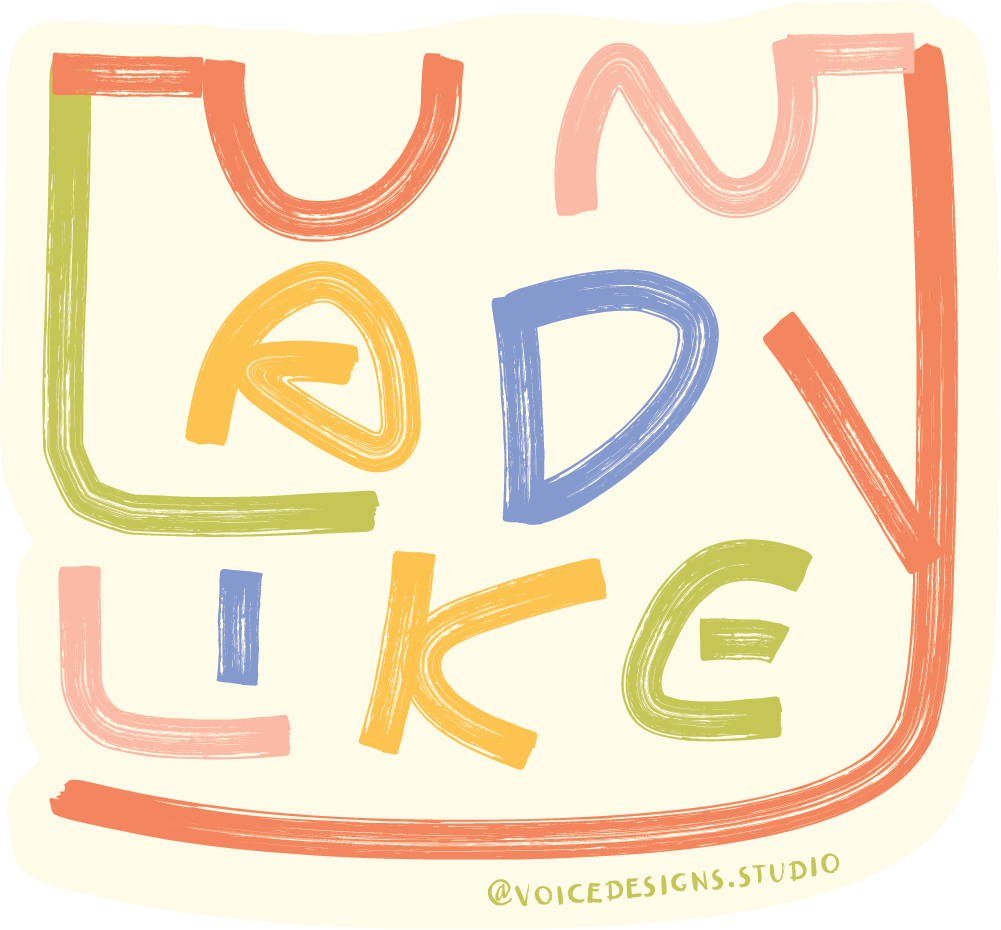 Unladylike Sticker