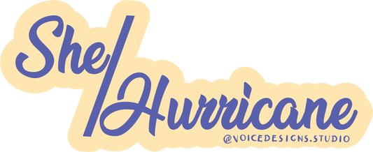 She/Hurricane Sticker
