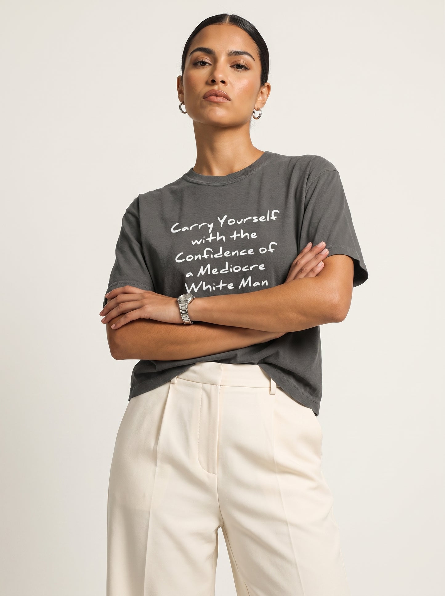 Confidence of a Mediocre White Man Boxy Tee