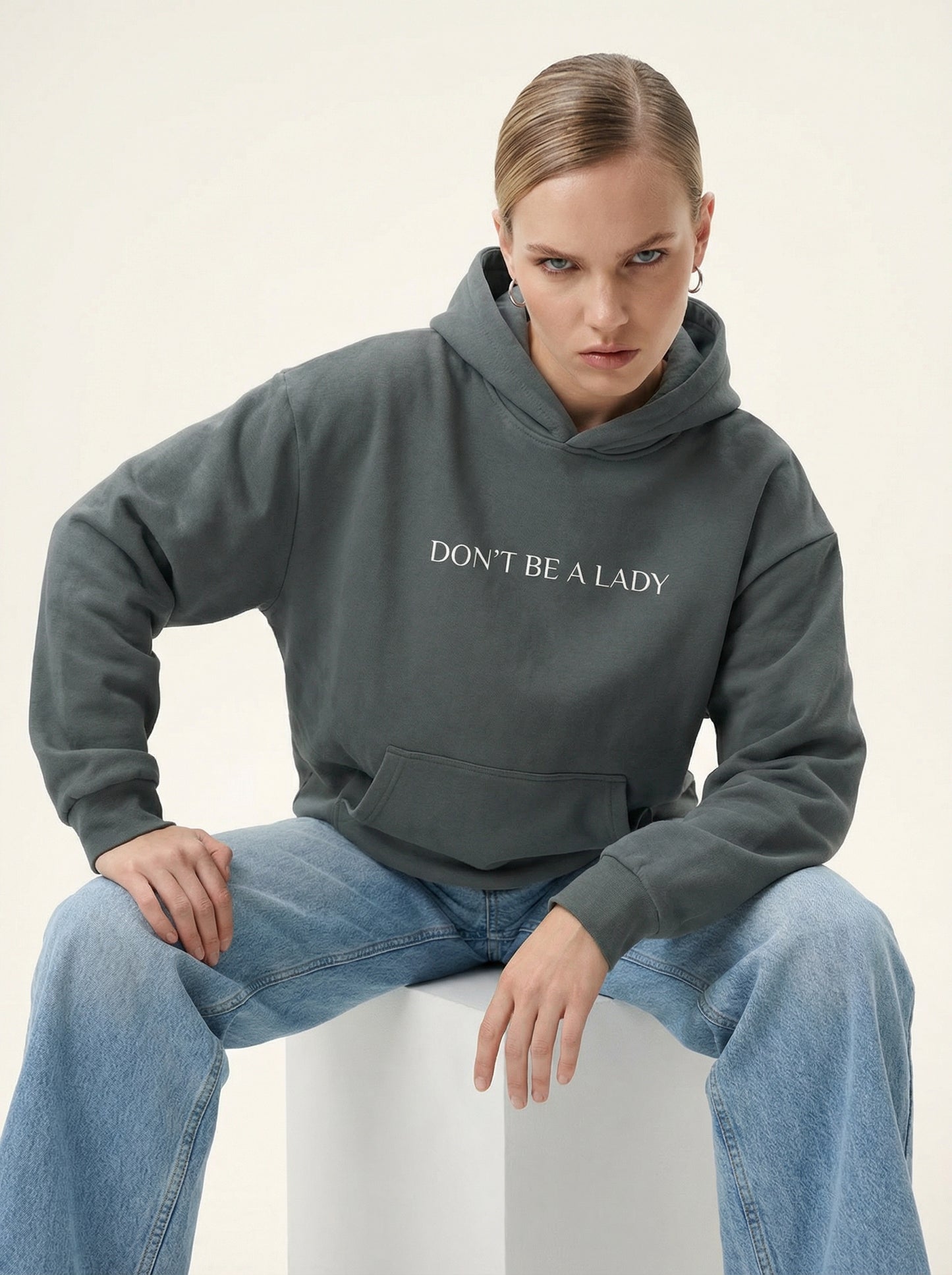 Empowering Feminist Gift Idea - "Don't Be a Legend" Premium Hoodie