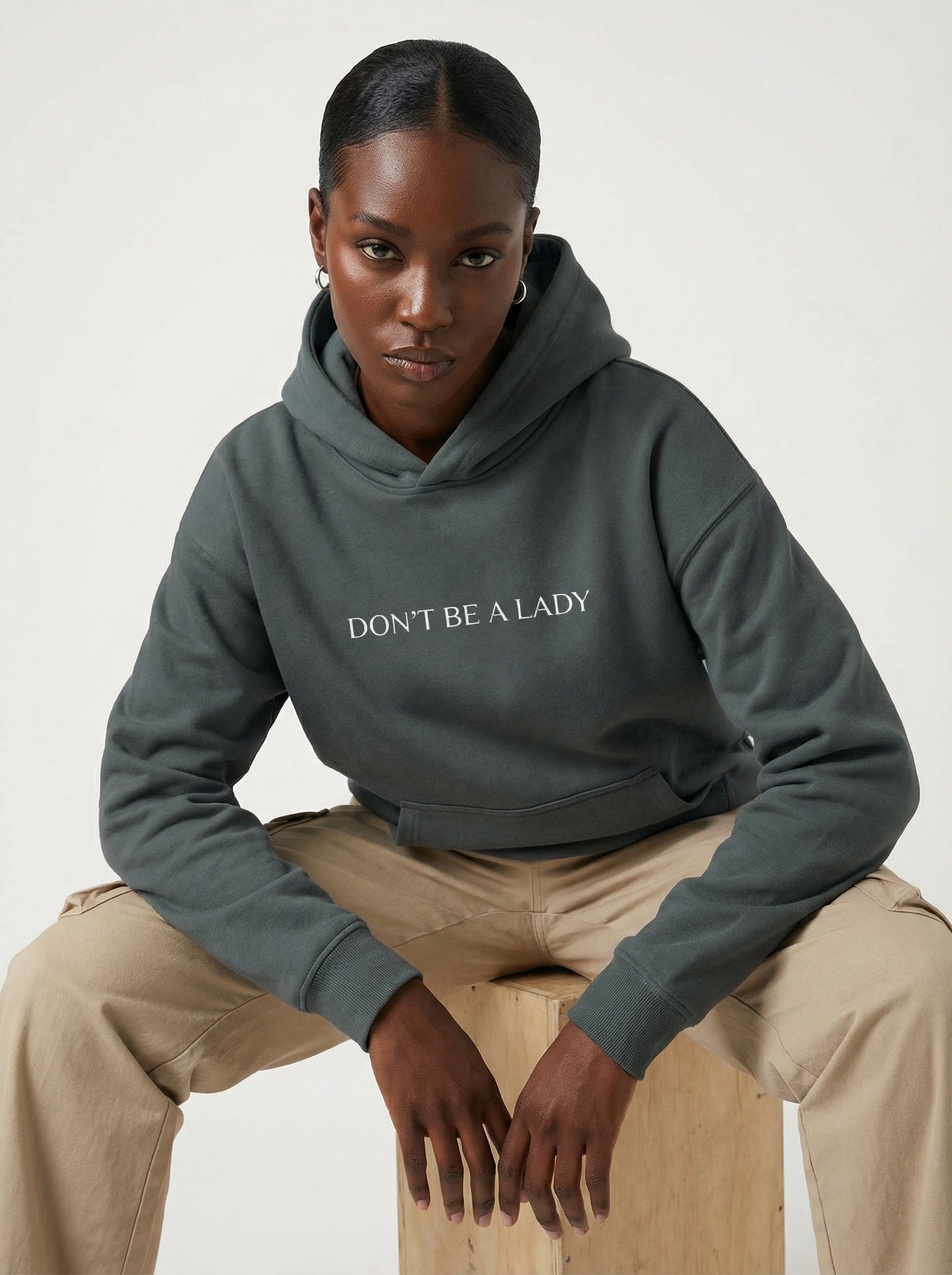 Empowering Feminist Gift Idea - "Don't Be a Legend" Premium Hoodie