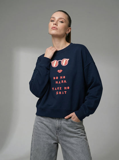 Do No Harm, Take No Shit Batwing Sweatshirt