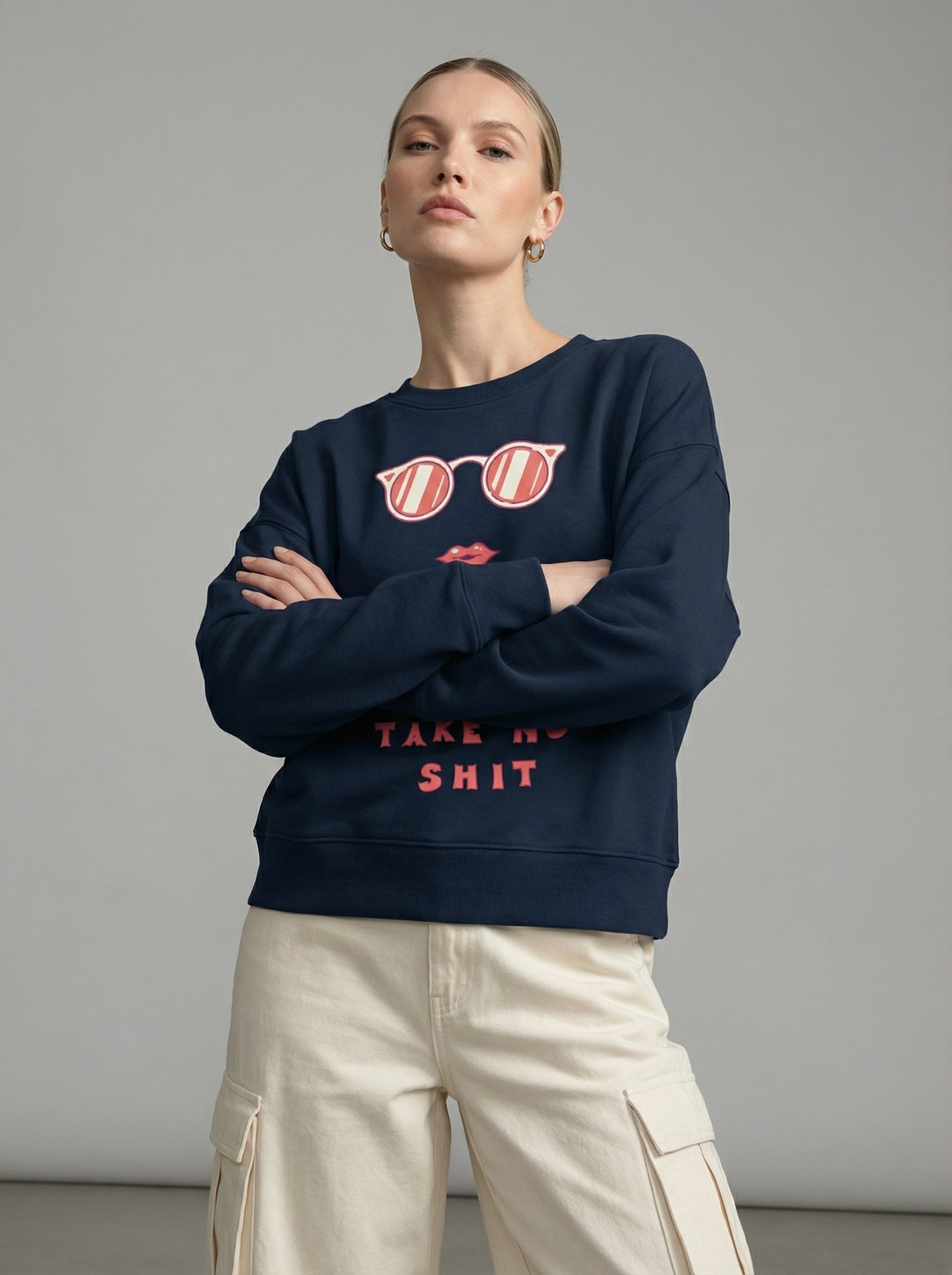 Do No Harm, Take No Shit Batwing Sweatshirt