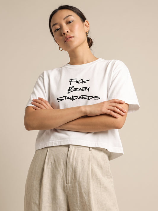 F*ck Beauty Standards Boxy T-shirt