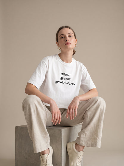 F*ck Beauty Standards Boxy T-shirt