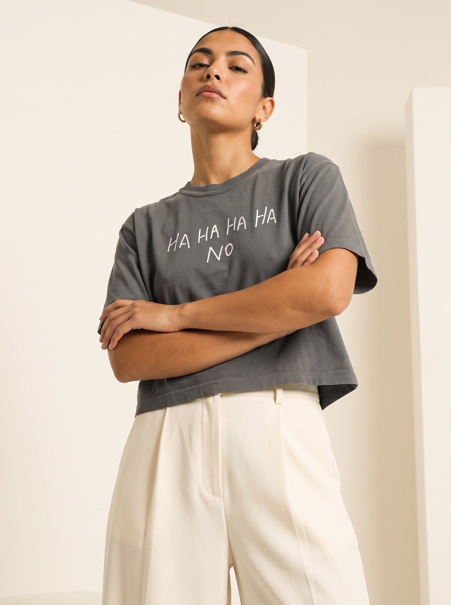 HAHAHAHANO Boxy T-shirt