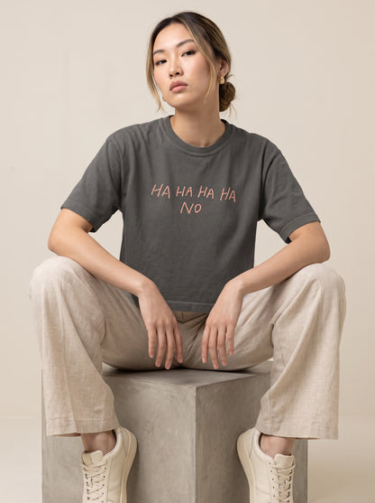 HAHAHAHANO Boxy T-shirt
