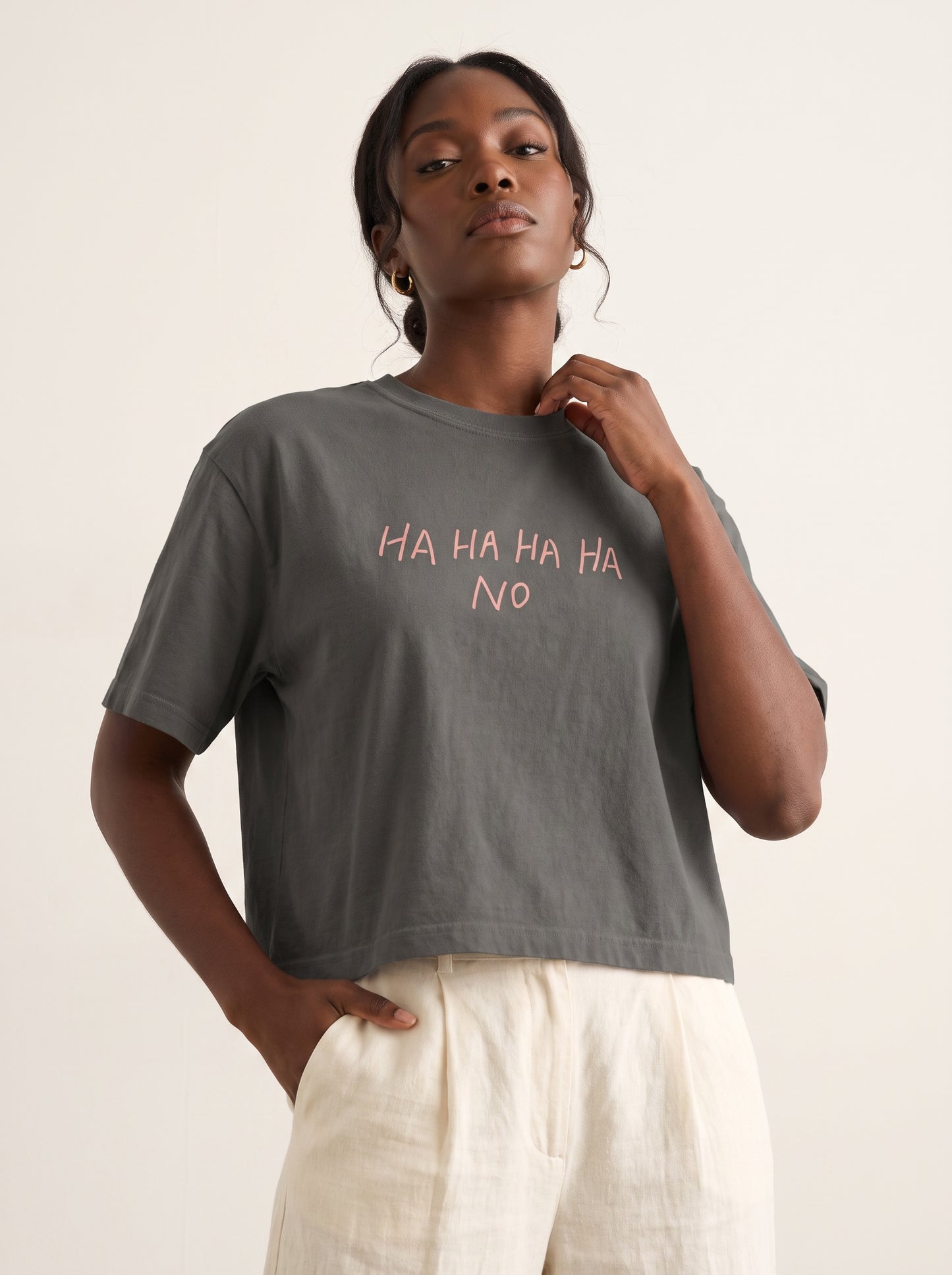 HAHAHAHANO Boxy T-shirt