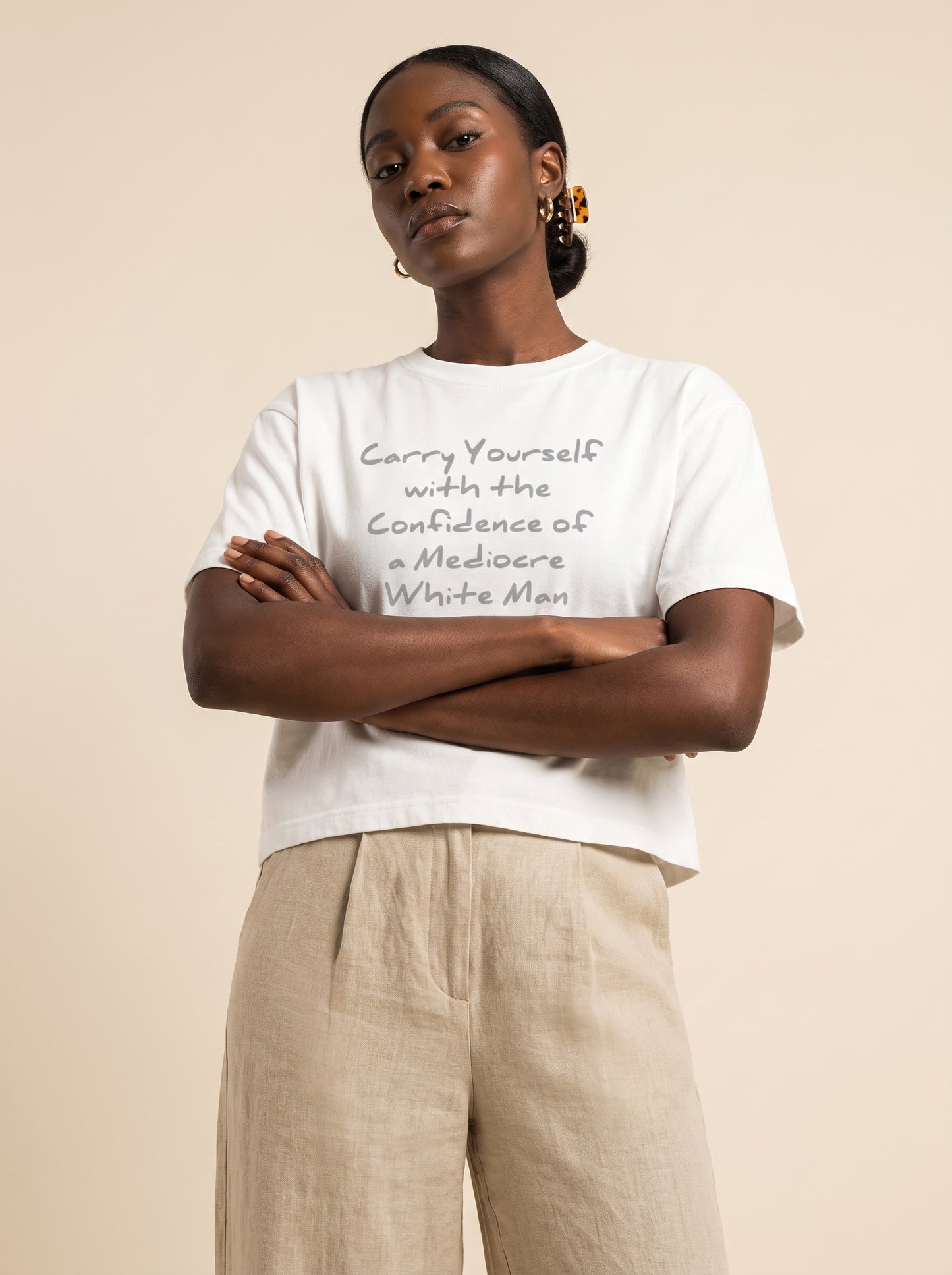Confidence of a Mediocre White Man Boxy Tee