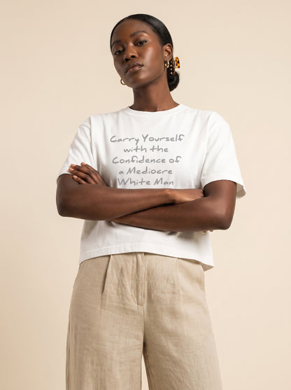 Confidence of a Mediocre White Man Boxy Tee