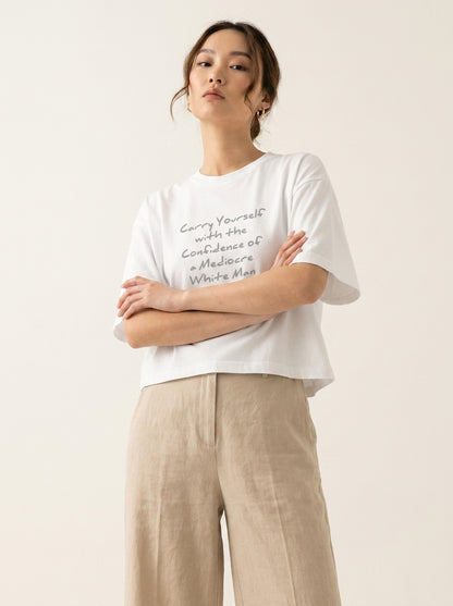 Confidence of a Mediocre White Man Boxy Tee