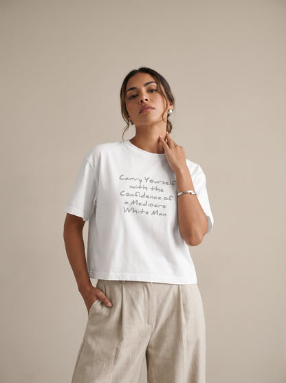 Confidence of a Mediocre White Man Boxy Tee