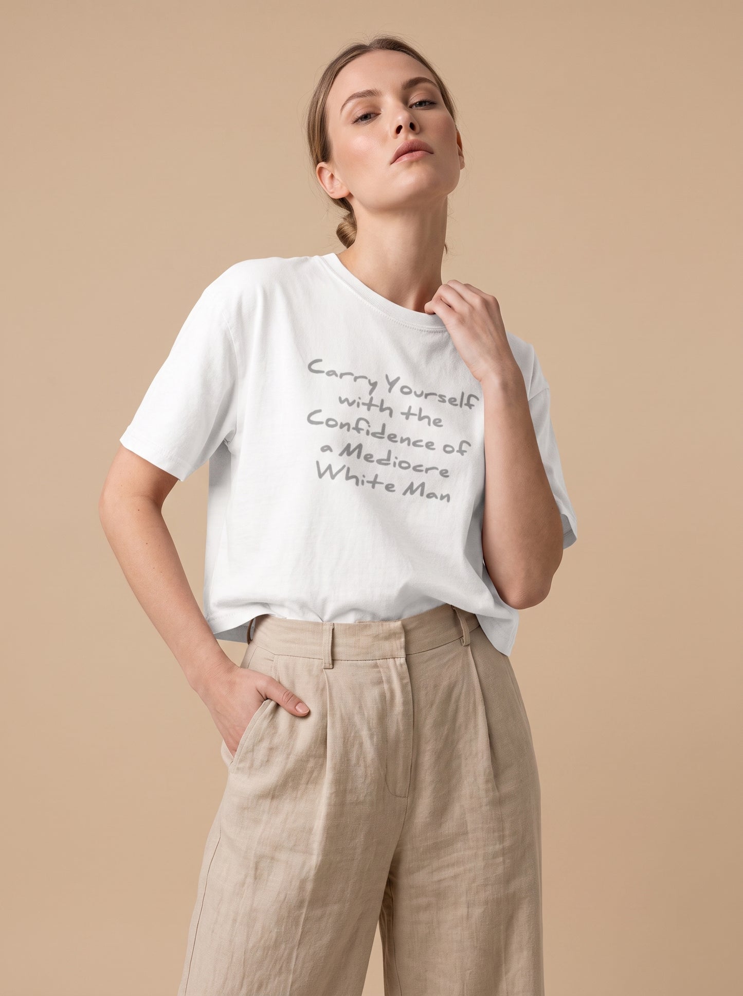 Confidence of a Mediocre White Man Boxy Tee