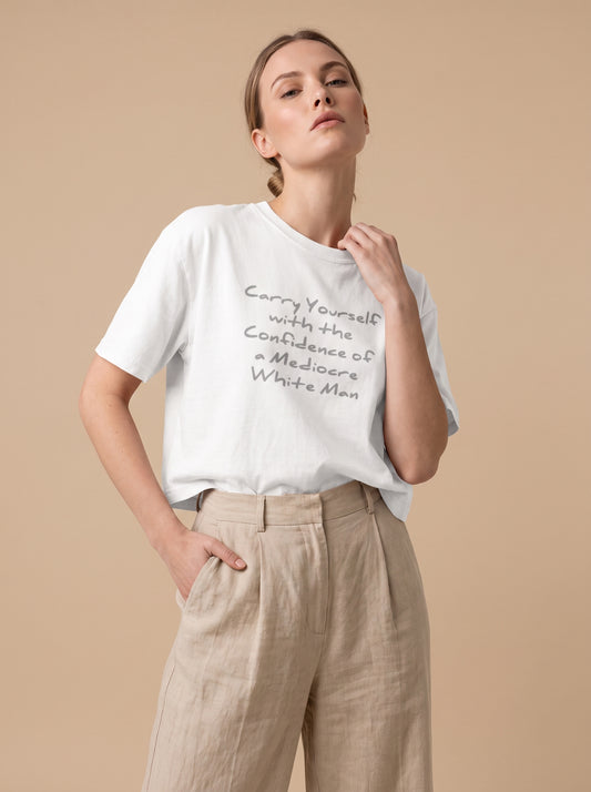 Confidence of a Mediocre White Man Boxy Tee