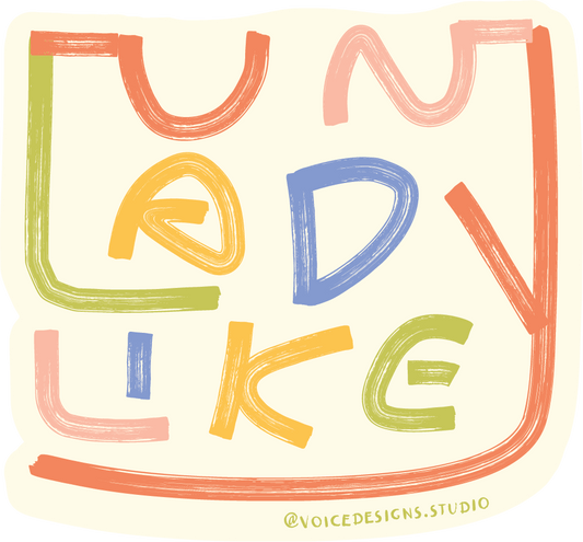 Unladylike Sticker