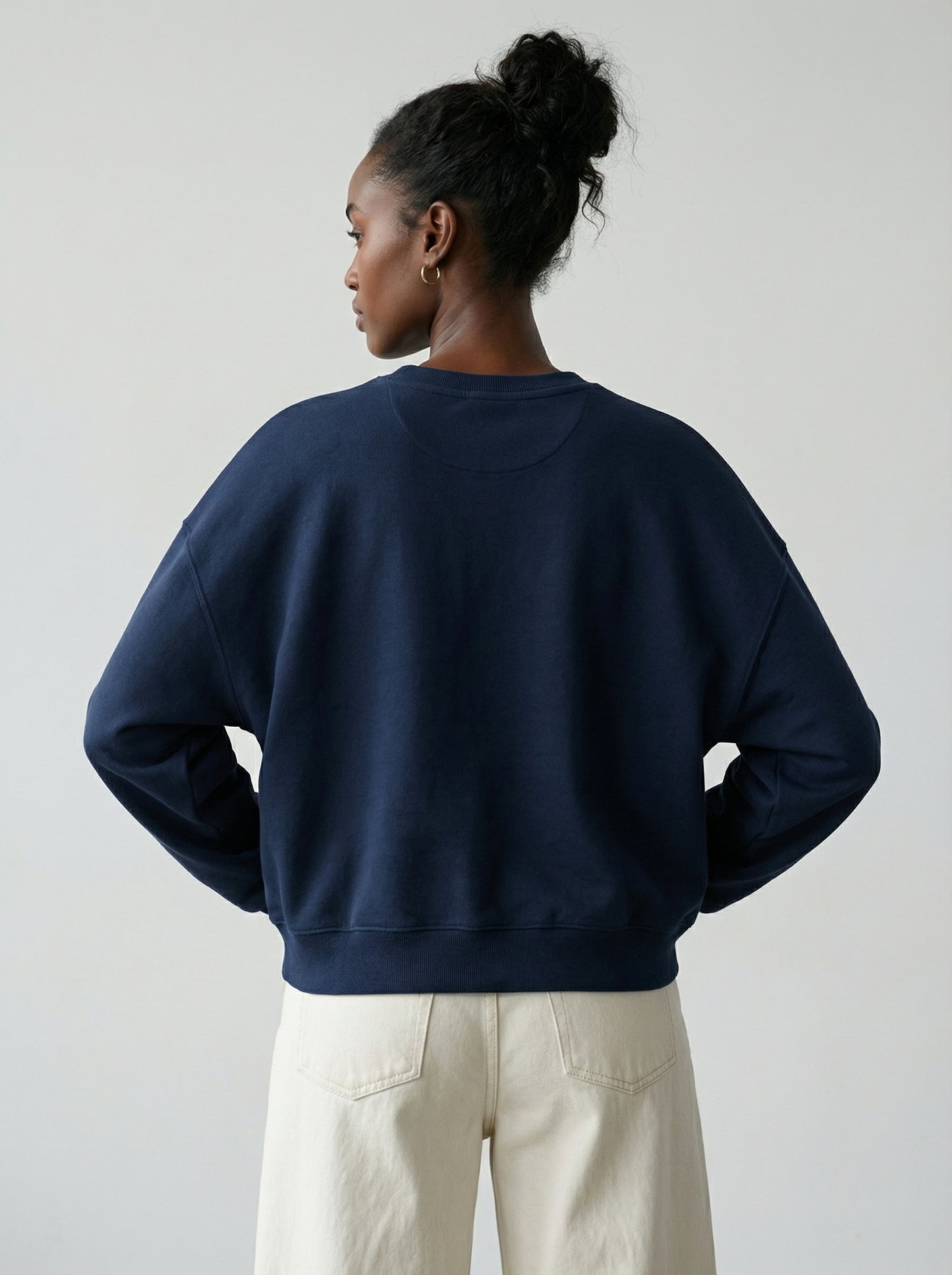 Modern Feminist Statement Sweatshirt - "Unladylike" Organic Cotton Batwing