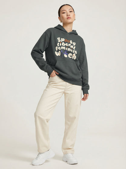 Spooky Liberal Feminist Witch Hoodie