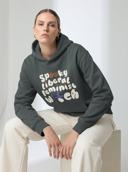 Spooky Liberal Feminist Witch Hoodie