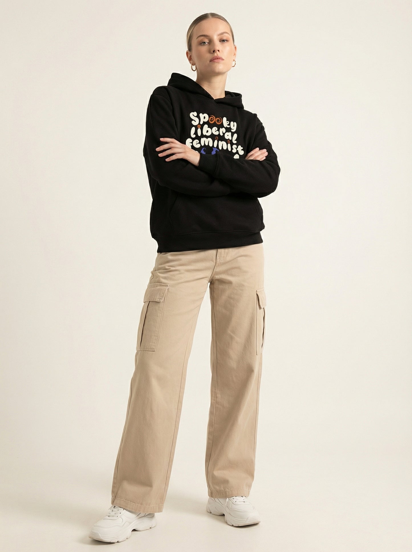 Spooky Liberal Feminist Witch Hoodie