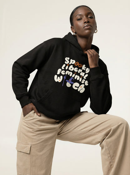 Spooky Liberal Feminist Witch Hoodie