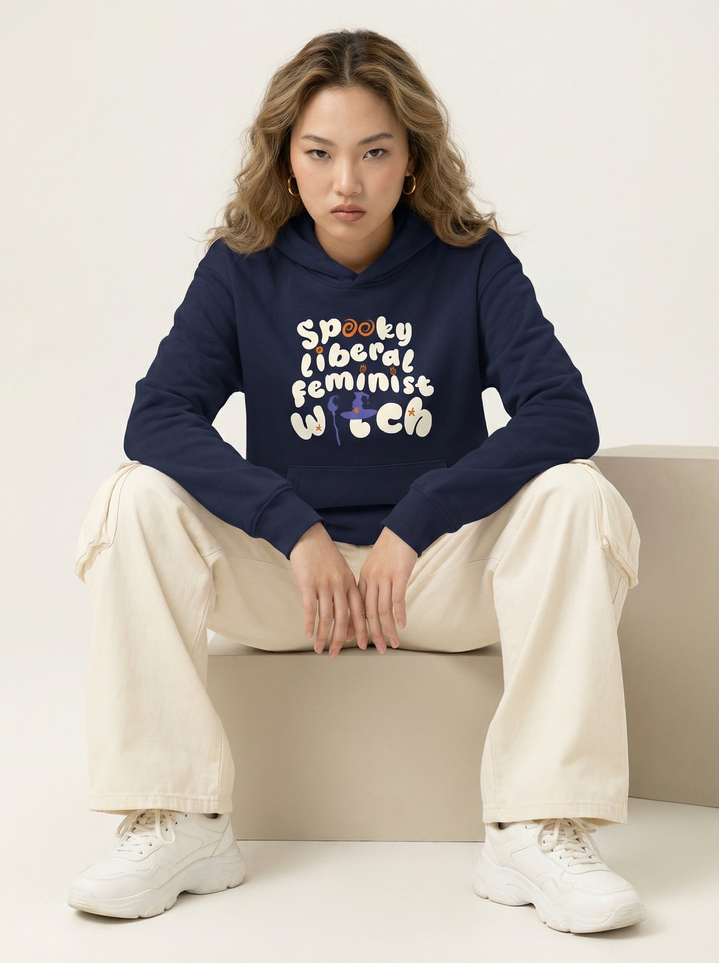 Spooky Liberal Feminist Witch Hoodie