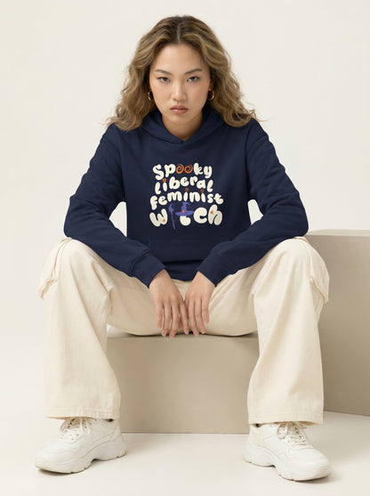 Spooky Liberal Feminist Witch Hoodie
